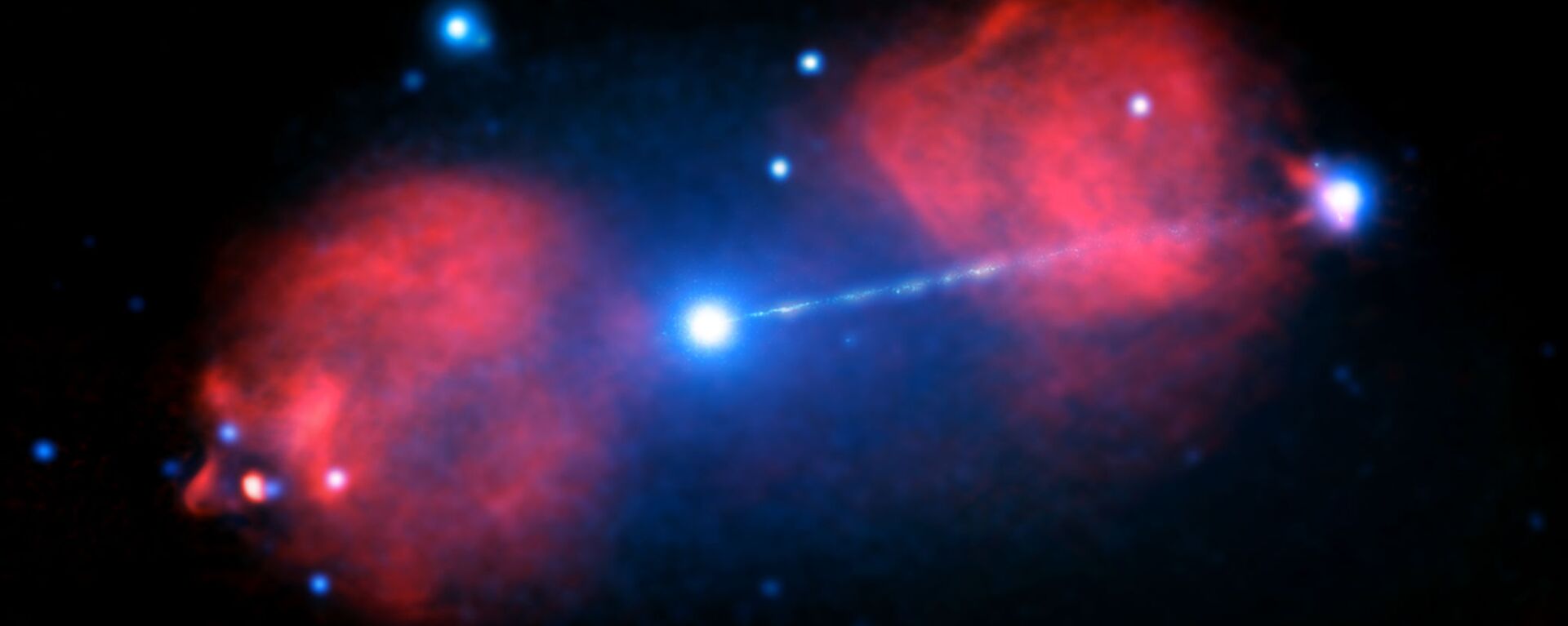 الثقب الأسود التابع للمجرة The Pictor، تنبعث منه طاقة ضوئية وجسيمات فضائية، وتبعد هذه المجرة 500 مليون سنة ضوئية عن الكرة الأرضية - سبوتنيك عربي, 1920, 16.04.2022