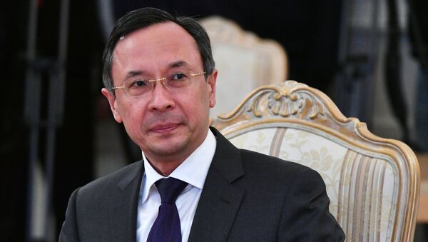 وزير الخارجية الكازاخستاني، خيرت عبد الرحمنوف - سبوتنيك عربي