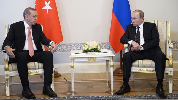 الرئيس الروسي مع الرئيس التركي - سبوتنيك عربي