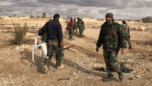 تحرير تدمر من قبل الجيش السوري وبمساندة القوات الجوية الروسية - سبوتنيك عربي