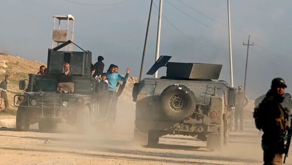 القوات العراقية التي تسعى لتحرير الساحل الأيمن لمدينة الموصل - سبوتنيك عربي
