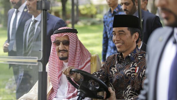الملك سلمان والرئيس الإندونيسي - سبوتنيك عربي