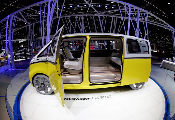 معرض جنيف للسيارات - Volkswagen I.D. Buzz - سبوتنيك عربي