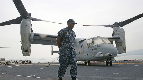 طائرة تابعة لقوات مشاة البحرية الأمريكية - سبوتنيك عربي