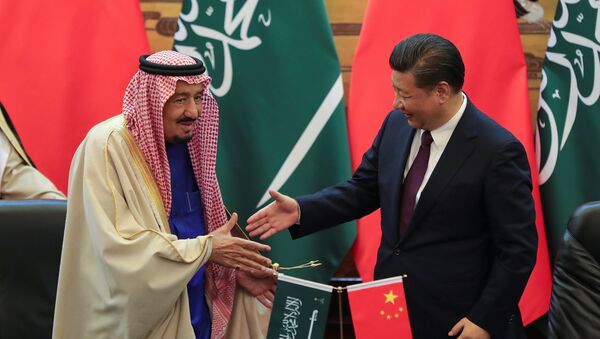 الرئيس الصيني والملك سلمان في قاعة الشعب الكبرى - سبوتنيك عربي