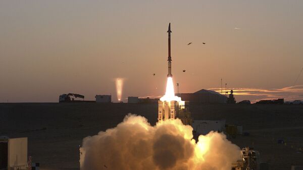 إطلاق صاروخ اعتراضي في إسرائيل - سبوتنيك عربي