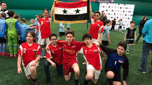 الفريق السوري المشارك في البطولة الدولية دون 12 سنة بكرة القدم - سبوتنيك عربي