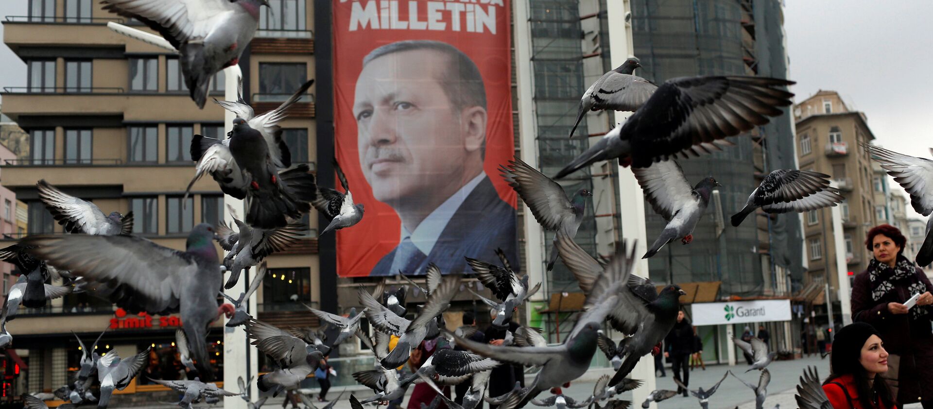 صورة لرئيس تركيا رجب طيب إردوغان في ميدان تقسيم في اسطنبول، 15 مارس/ آذار 2017 - سبوتنيك عربي, 1920, 02.03.2021