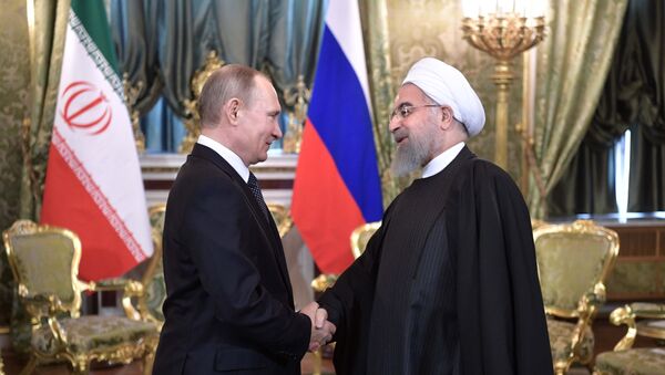 لقاء بوتين وروحاني في الكرملين - سبوتنيك عربي