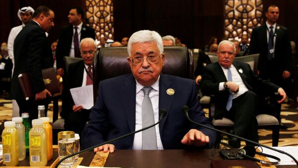 الرئيس الفلسطيني محمود عباس في قمة جامعة الدول العربية - سبوتنيك عربي