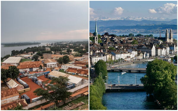 أسوأ وأفضل أماكن للسكن - بانغي، جمهورية أفريقيا الوسطى/ زيورخ، سويسرا - سبوتنيك عربي