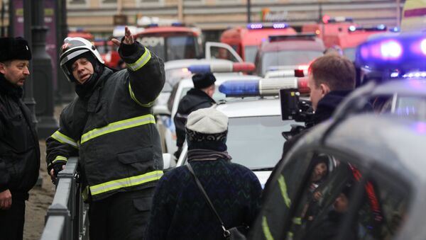انفجار بمحطة سينايا بمدينة سانت بطرسبورغ - سبوتنيك عربي