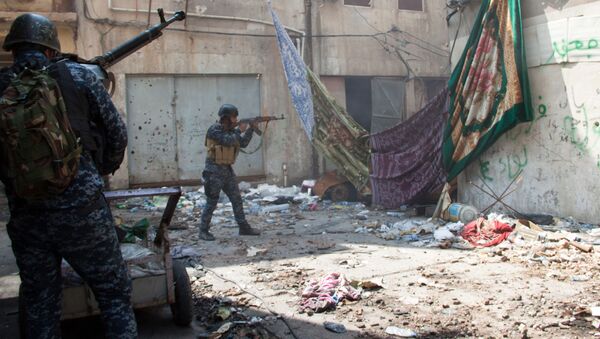 القوات العراقية خلال مهمته في مدينة الموصل، العراق  - سبوتنيك عربي