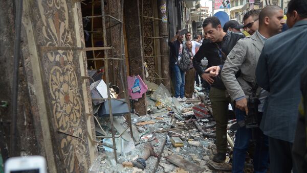 التفجير الانتحاري في الكنسية المرقسية في الإسكندرية - سبوتنيك عربي