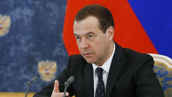 رئيس الوزراء الروسي دميتري مدفيديف - سبوتنيك عربي