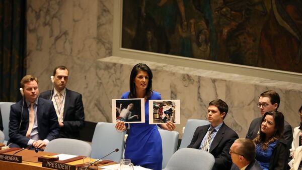 نيكي هيلي السفيرة الأمريكية لدى الأمم المتحدة - سبوتنيك عربي