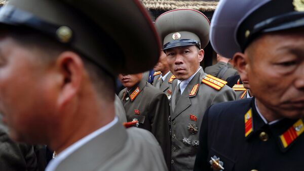 ضباط في الجيش الكوري الشمالي - سبوتنيك عربي
