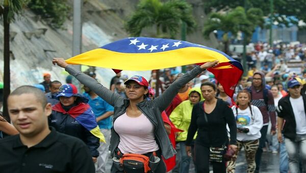 مظاهرات فنزويلا - سبوتنيك عربي