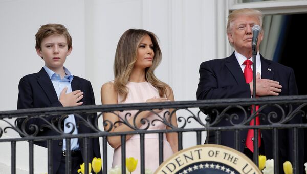 ميلانيا ودونالد ترامب في احتفالات عيد الفصح في البيت الأبيض - سبوتنيك عربي