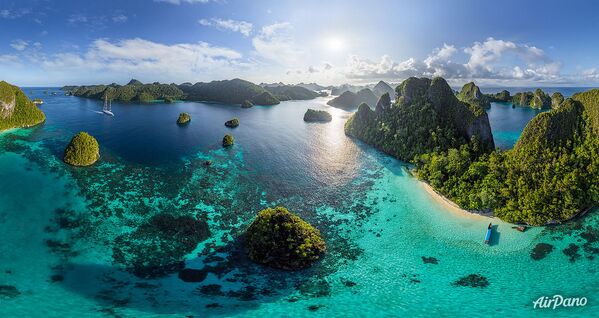 جزر ، أرخبيل من راجا امبات، اندونيسيا - سبوتنيك عربي
