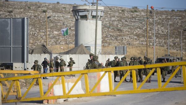الجيش الإسرائيلي بالقرب من نابلس، الضفة الغربية، فلسطين - سبوتنيك عربي