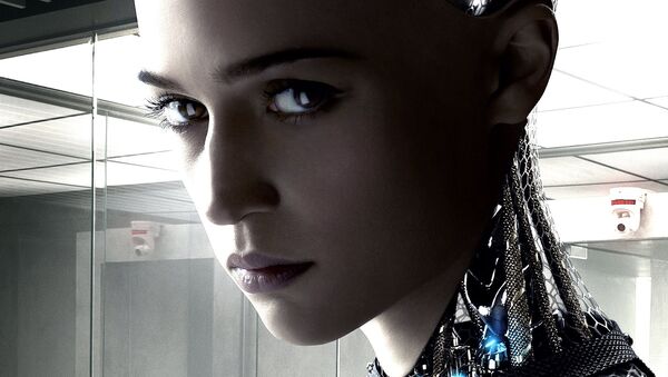Promotional image of Alicia Vikander as Ava from the the movie Ex Machina - سبوتنيك عربي