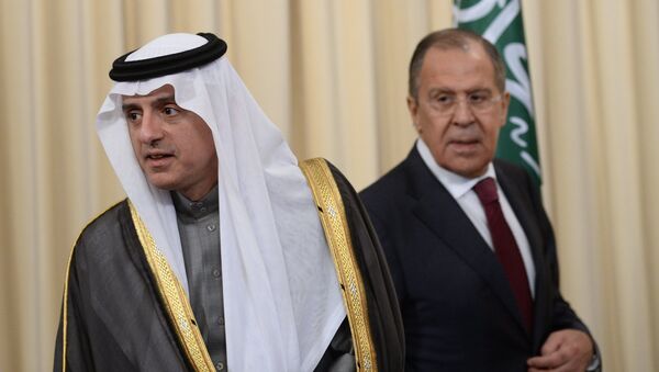 لقاء وزير الخارجية الروسية سيرغي لافروف ووزير الخارجية السعودي عادل الجبير - سبوتنيك عربي