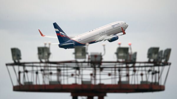Aeroflot's Boeing 777 takes off at Sheremetyevo international airport. - سبوتنيك عربي