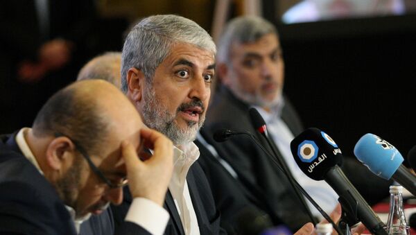 مشعل في مؤتمر حماس - سبوتنيك عربي