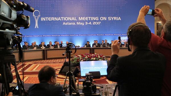 الجلسة العامة للجولة الرابعة من محادثات أستانا بشأن سوريا - سبوتنيك عربي