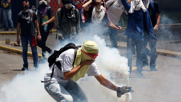 احتجاجات فنزويلا - سبوتنيك عربي