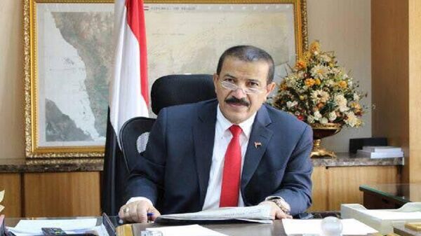 وزير خارجية حكومة الإنقاذ اليمنية هشام شرف - سبوتنيك عربي