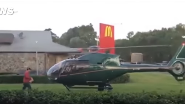 طائرة في مطعم ماكدونالدز - سبوتنيك عربي