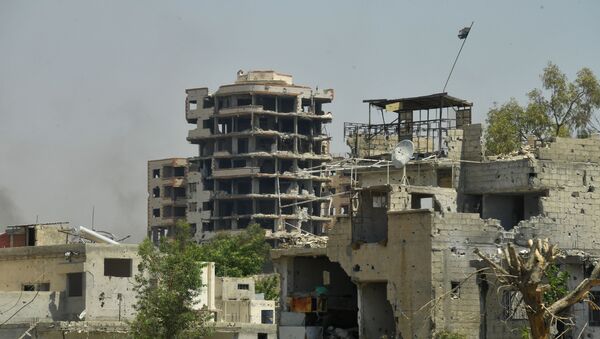 الوضع في حي القابون بضواحي مدينة دمشق - سبوتنيك عربي