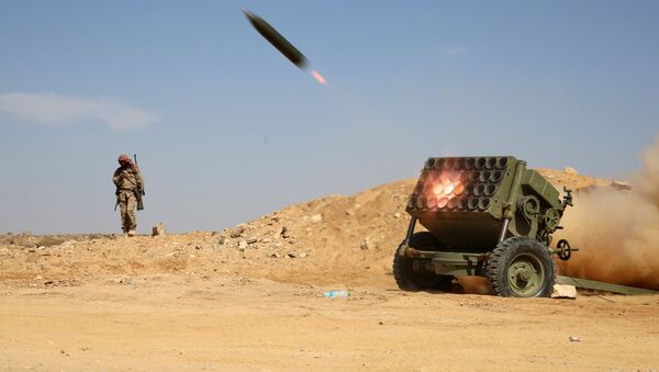 قاذف صاروخي تابع للجان المقاومة الشعبية اليمنية - سبوتنيك عربي