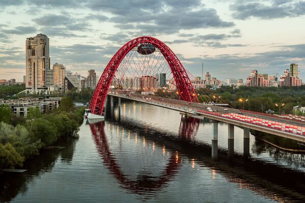 جسر جيفوبيسني في شمال غرب موسكو - سبوتنيك عربي