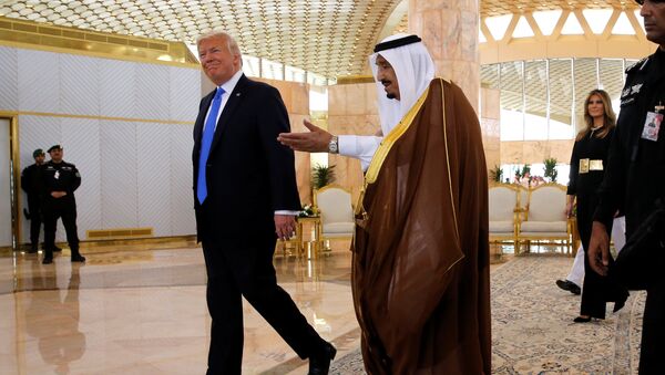 ترامب وسلمان في الرياض - سبوتنيك عربي