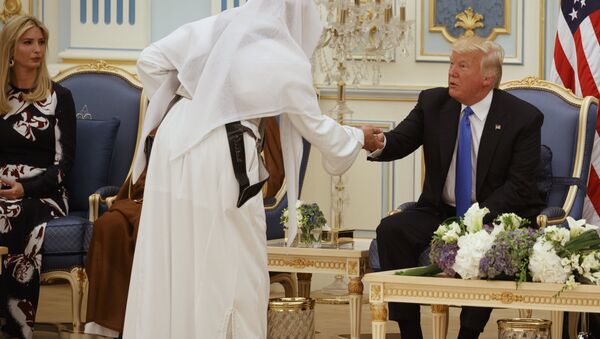 إيفانكا ترامب خلال زيارة الرئيس الأمريكي إلى السعودية - سبوتنيك عربي