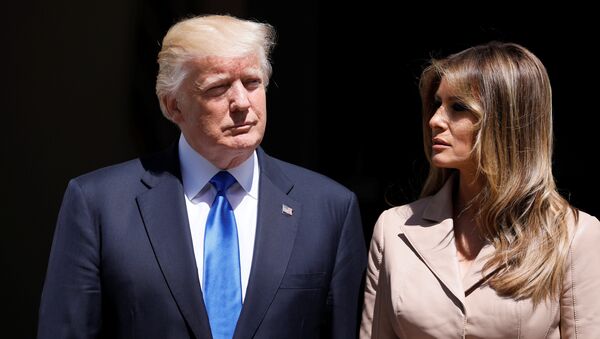 ترامب وزوجته في قمة الناتو ببروكسيل - سبوتنيك عربي
