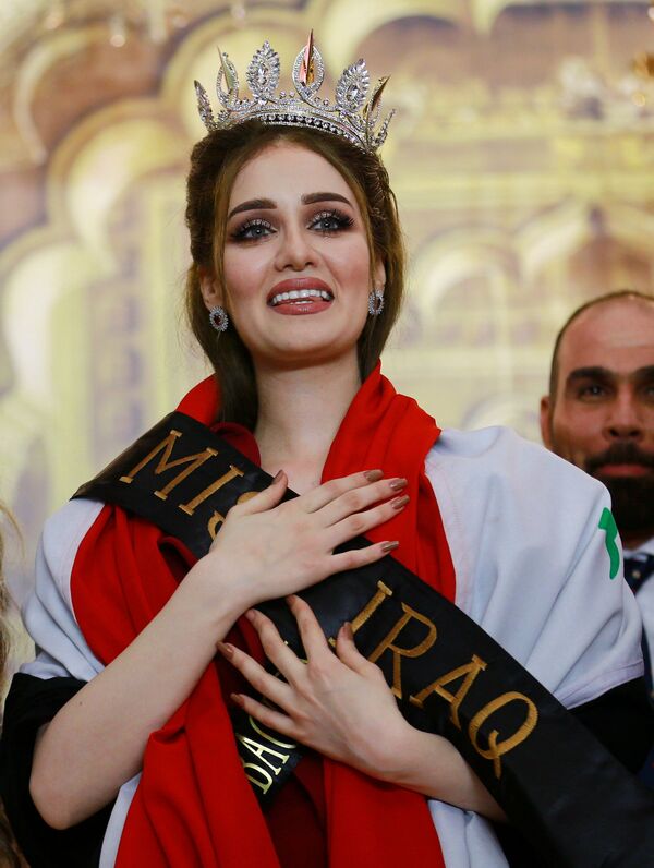العراقية فيان أمير - الفائزة بلقب ملكة جمال العراق، بغداد 25 مايو/ أيار 2017 - سبوتنيك عربي