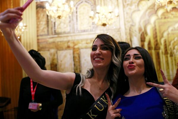 المشاركات في مسابقة ملكة جمال العراق، بغداد 25 مايو/ أيار 2017 - سبوتنيك عربي