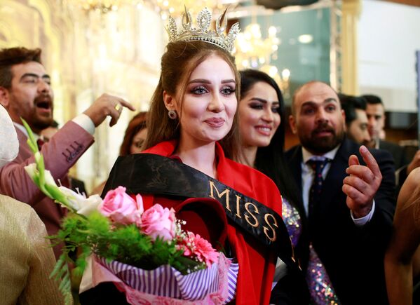 العراقية فيان أمير - الفائزة بلقب ملكة جمال العراق، بغداد 25 مايو/ أيار 2017 - سبوتنيك عربي