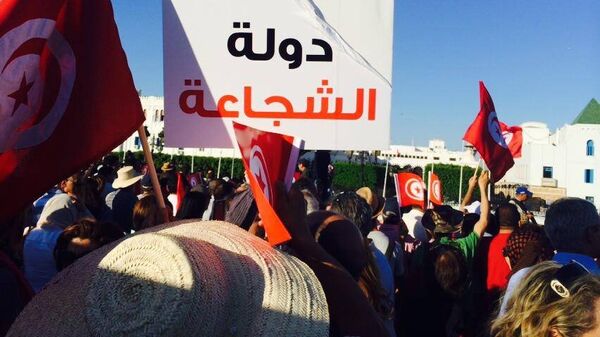 مظاهرات في تونس لدعم عملية الأيادي النظيفة - سبوتنيك عربي