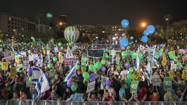 مظاهرات حاشدة في تل أبيب تطالب بتحقيق السلام - سبوتنيك عربي