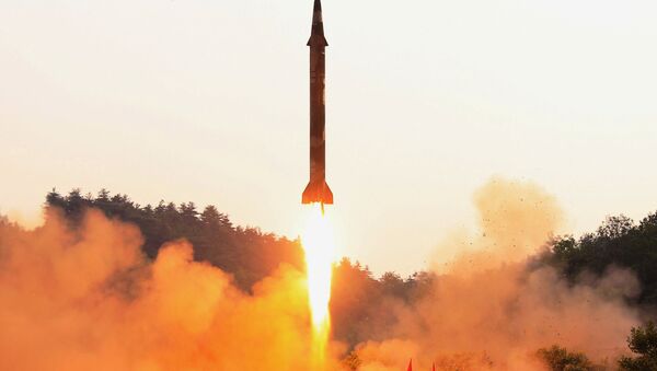 أكدت وكالة الأنباء الكورية الشمالية (كونا) اليوم الثلاثاء أن بيونغ يانغ أكدت أن إطلاق صاروخ باليستي كان ناجحًا، وذلك بعد يوم واحد من سقوط قذيفة في المياه القريبة من اليابان، 30 مايو/ آيار 2017 - سبوتنيك عربي