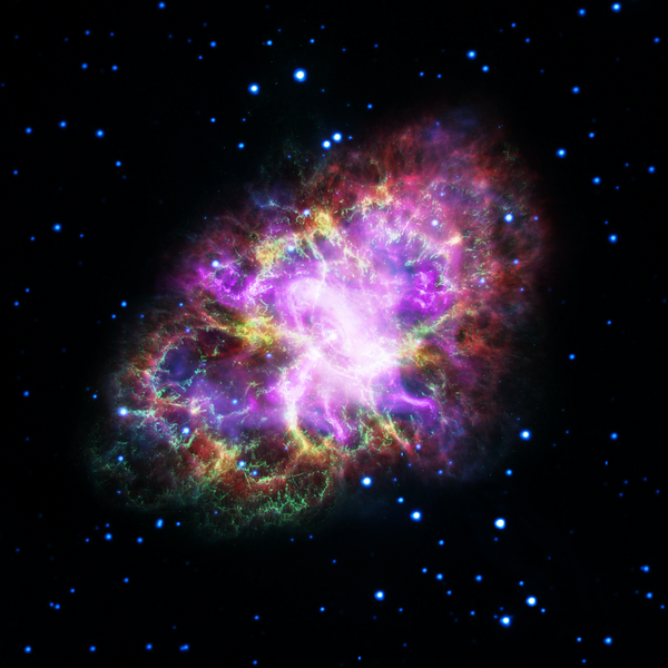 سديم السرطان (Crab Nebula) ويُعرف كذلك بإسم  هو عبارة عن بقايا مستعر أعظم وسديم رياح نبضية في كوكبة الثور. ويبعد 6.500 سنة ضوئية عن كوكب الأرض، واكتشفها علماء الفلك أول مرة في عام 1054 - سبوتنيك عربي