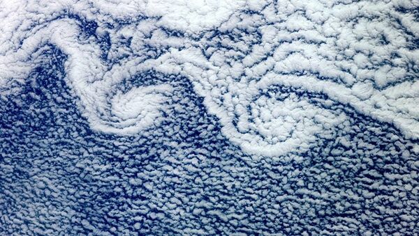 صورة لغيوم التقطها رائد فضاء الروسي فيودور يورتشيخين من على مركبة الفضاء الدولية - سبوتنيك عربي
