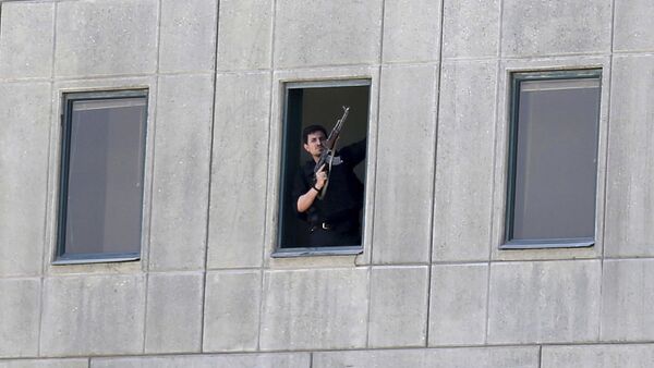 إطلاق نار داخل مبنى البرلمان الإيراني وسط العاصمة طهران، إيران - سبوتنيك عربي