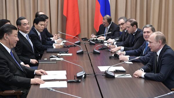 مباحثات الرئيس الروسي ونظيره الصيني في كازاخستان - سبوتنيك عربي