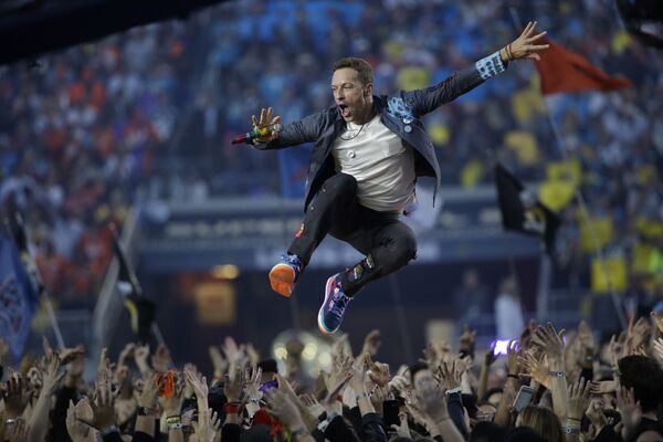 كريس مارتن، عضو ومغني الفرقة الغنائية كولد بلاي (Coldplay) - سبوتنيك عربي